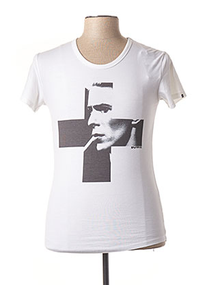 T-shirt manches courtes blanc ARTISTS pour homme