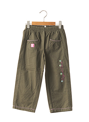 Pantalon casual vert P'TITES CANAILLES pour fille