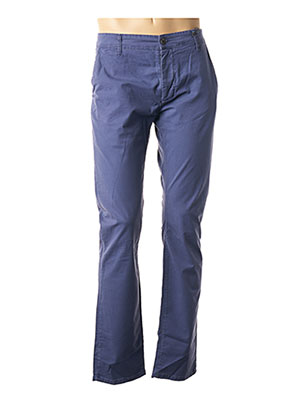 Pantalon casual bleu CHEFDEVILLE pour homme