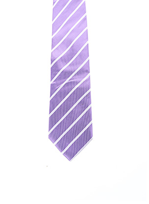 Cravate violet BRUCE FIELD pour homme