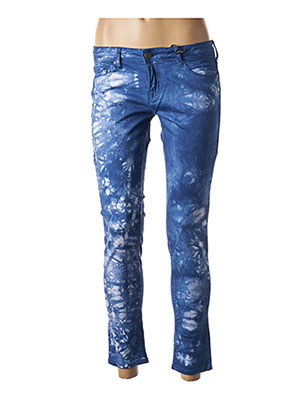 Pantalon 7/8 bleu CIMARRON pour femme