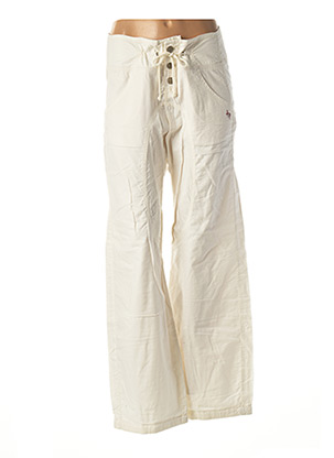 Pantalon large beige FREEMAN T.PORTER pour femme