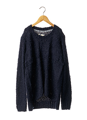 Pull col rond bleu PEPE JEANS pour fille