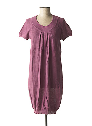 Robe pull violet SISLEY pour femme