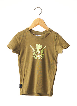 T-shirt manches courtes vert DDP pour fille