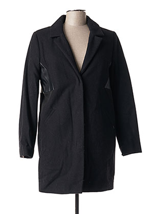 Manteau court noir I.CODE (By IKKS) pour femme