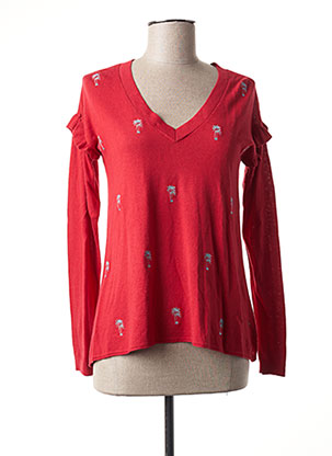 Pull rouge I.CODE (By IKKS) pour femme