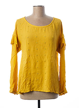 Blouse jaune I.CODE (By IKKS) pour femme