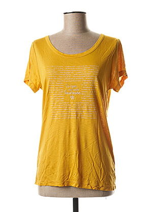 Top jaune I.CODE (By IKKS) pour femme