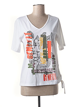 T-shirt blanc AGATHE & LOUISE pour femme