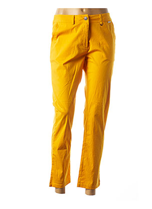Pantalon slim jaune AGATHE & LOUISE pour femme