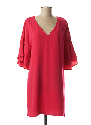 Robe courte rose COTTON BROTHERS pour femme
