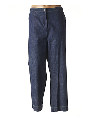 Pantalon droit bleu FRANCOISE F pour femme