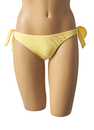 Bas de maillot de bain jaune PIECES pour femme