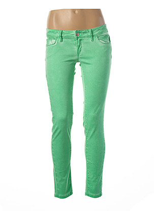 Pantalon slim vert TIFFOSI pour femme