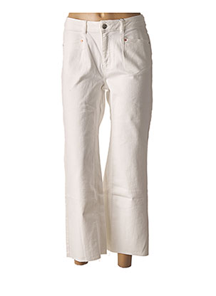 Pantalon 7/8 blanc OUI pour femme