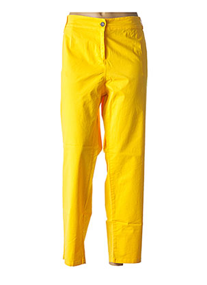 Pantalon droit jaune ZELI pour femme