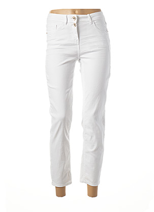 Pantalon 7/8 blanc CECIL pour femme
