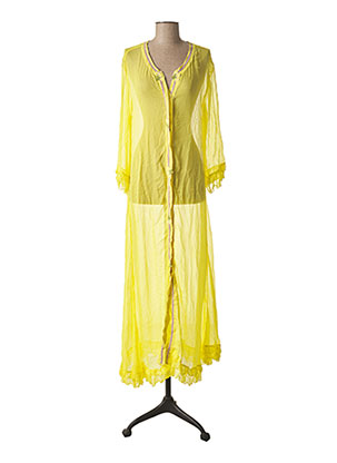 Robe de plage jaune RAFFAELA D'ANGELO pour femme