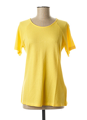 T-shirt jaune BRANDTEX pour femme