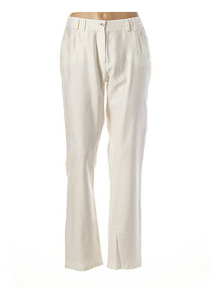 Pantalon droit blanc MERI & ESCA pour femme