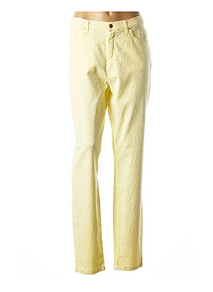 Pantalon slim jaune LCDN pour femme