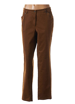 Pantalon droit marron STARK pour femme
