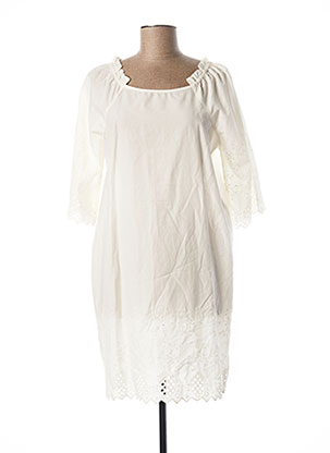 Robe mi-longue blanc ONLY pour femme