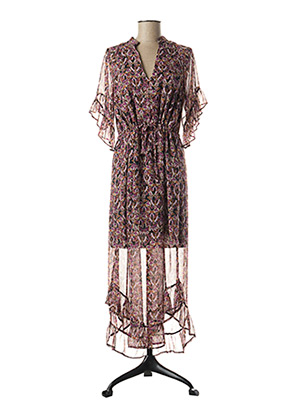 Robe longue violet LENNY B pour femme