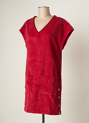 Robe courte rouge BANANA MOON pour femme