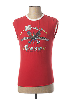 T-shirt rouge AYOR pour homme