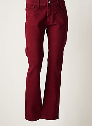 Pantalon droit rouge KALISSON pour femme
