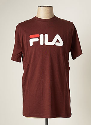 T-shirt marron FILA pour homme