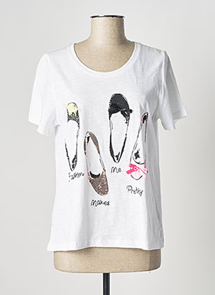 T-shirt blanc MERI & ESCA pour femme