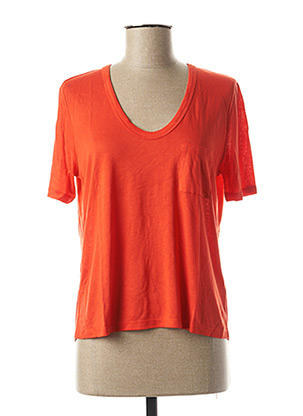 T-shirt orange ALEXANDER WANG pour femme