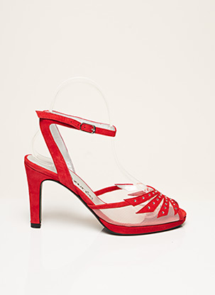 Sandales/Nu pieds rouge AZUREE pour femme