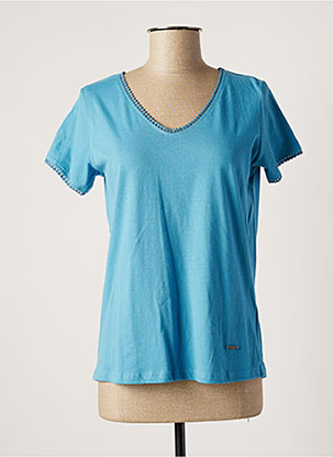 T-shirt bleu AGATHE & LOUISE pour femme