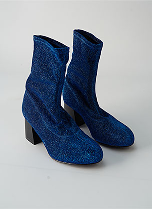 Bottines/Boots bleu MONKI pour femme