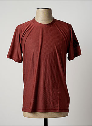 T-shirt marron ADIDAS pour homme