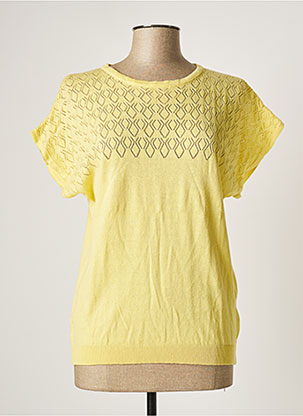 T-shirt jaune PRINCESSE NOMADE pour femme