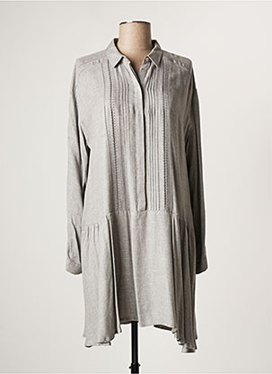 Robe mi-longue gris NETWORK pour femme
