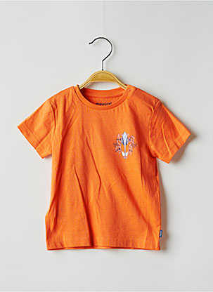 T-shirt orange MAYORAL pour garçon