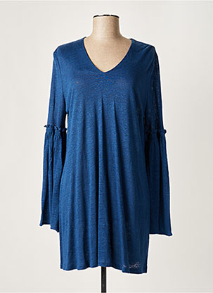 Robe courte bleu ALLUDE pour femme