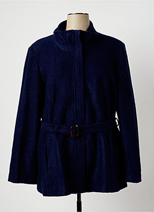 Manteau long bleu MULTIPLES pour femme