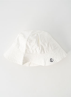 Chapeau blanc PETIT BATEAU pour enfant