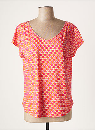 T-shirt orange TINTA STYLE pour femme