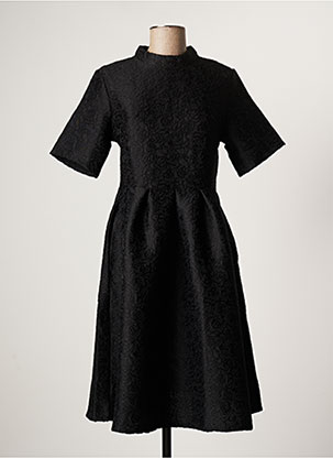 Robe mi-longue noir BRIGITTE BARDOT pour femme