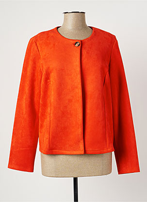 Veste casual orange MULTIPLES pour femme