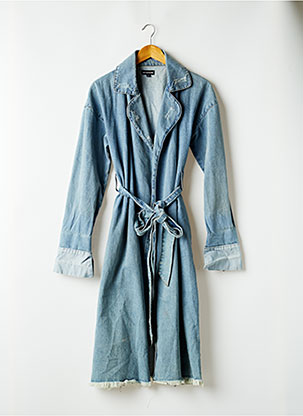 Manteau long bleu PRETTY LITTLE THING pour femme