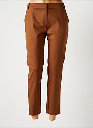 Pantalons ZARA Femme  Pantalon Style Militaire Rustique Marron